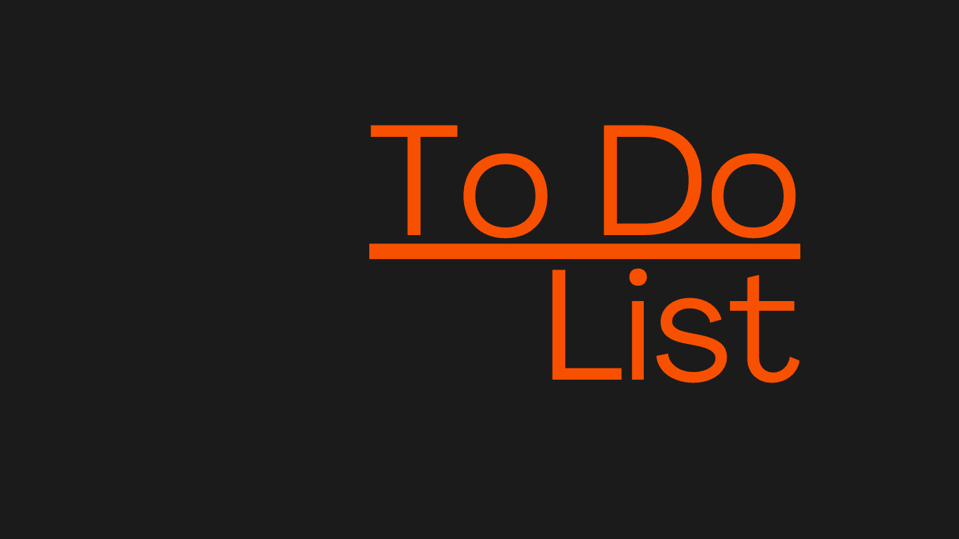 To Do List