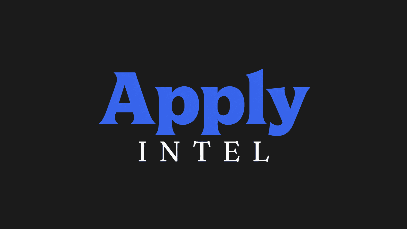 ApplyIntel